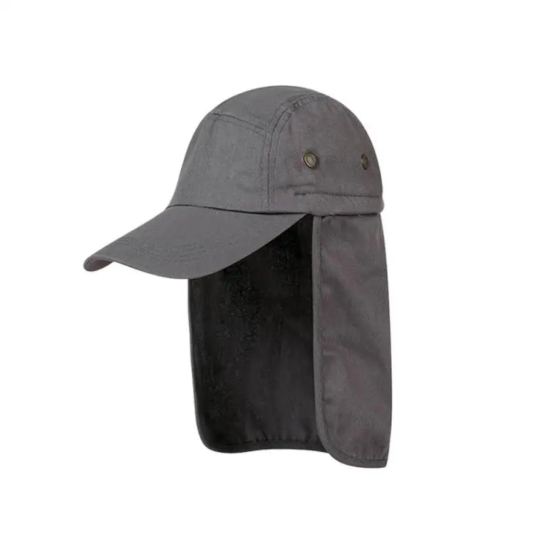 Outdoor Summer Sunscreen Fisherman Hats Women Men Breathable Fishing Caps Wide Brim Sun Hat With Neck Flap For Travel Hiking