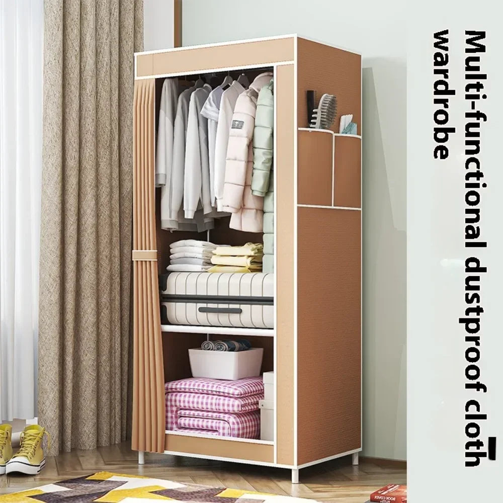 Cloth Wardrobe Enlarged Open Closets Simple Dustproof  Large Capacity Portable Folding Cupboard Organizer Clothing Storage Rack