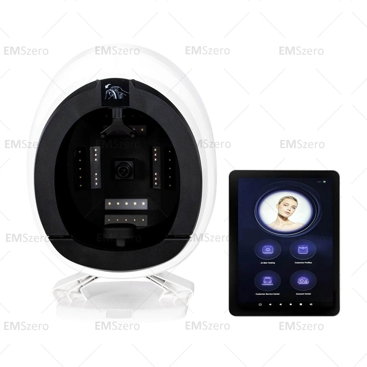 The Latest Portable 3D Beauty Facial Skin Analyzer Equipment Professional Skin Care Skin Analyzer Salon Machine Skin Testing Equ
