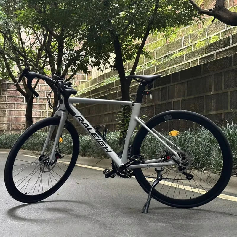 Aluminum Alloy Gravel Bike Road Bicycle.700C Racing Road Bike,40/60mm 16/18/24/27 Speed,Road Cycling Bicycle for Student Adult