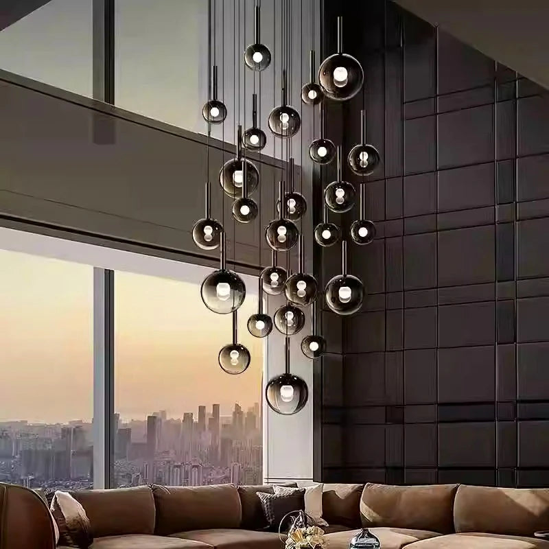 Nordic home decor dining room Pendant lamp lights indoor lighting stair lamp hanging light chandelier lamps for living room