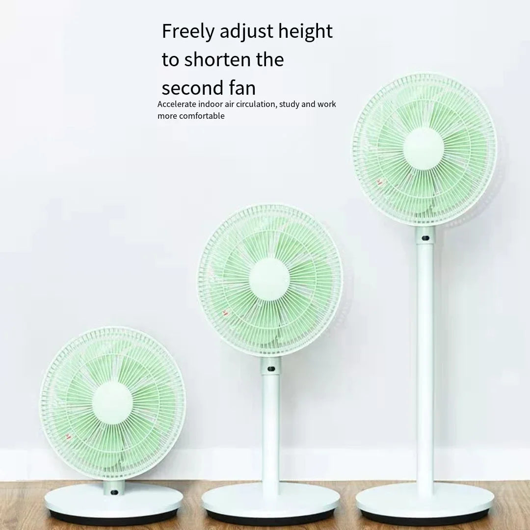 Cooling FanNew Design Electrical Recargable Ventilador Voice Smart Control Remote Control Floor Foldable Fan For Home