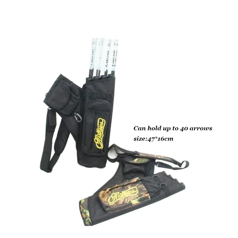 hunting Arrow bag 4 Tubes Arrow Quiver for Archery Hunting Arrows Holder Bag with Adjustable Strap hunting accessories