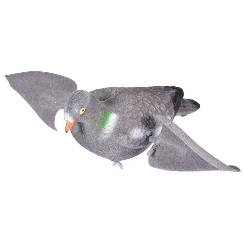 Outdoor Hunting Decoy Fake Bird Realistic Painted Flying Pigeon Hunting Trap Pigeons Motion Decoy With Wings Hunting Tool