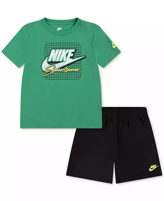 Nike | Little Boys Ace Your Game T-Shirt & Woven Shorts, 2 Piece Set