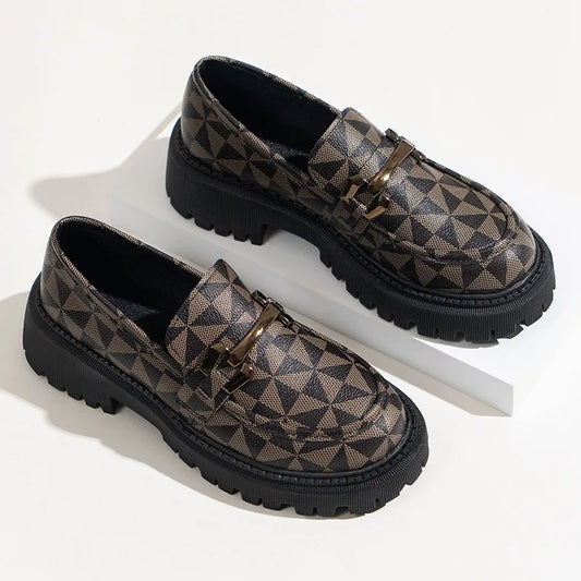 Shoes for Women Chic and Elegant Ladies Summer Footwear Normal Leather Casual Transparent Clear Round Toe