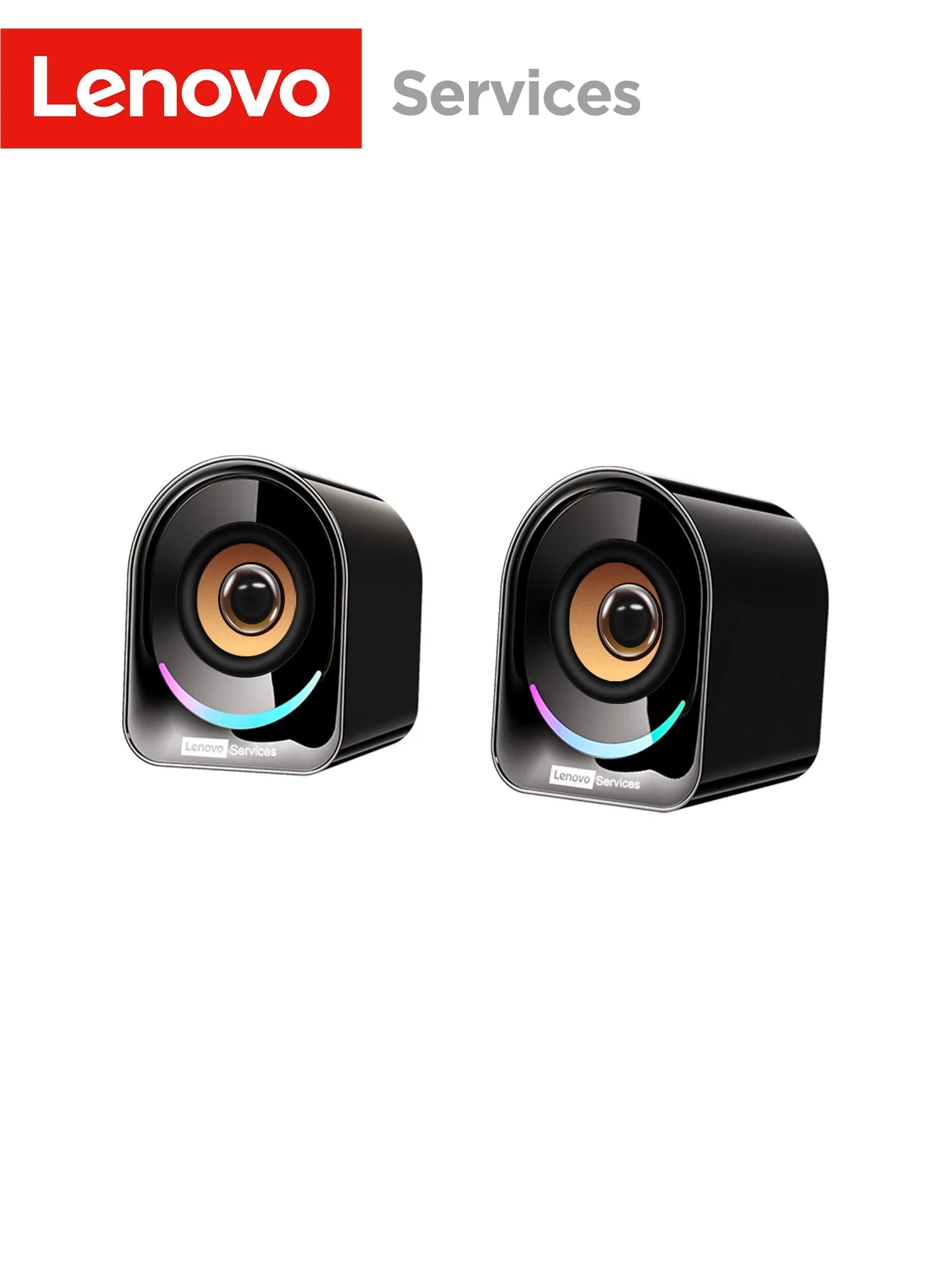 Lenovo Desktop Audio Portable Small Speaker Computer Audio Desktop Notebook Home Wired Mini Audio Small Desktop Multimedia Notebook Speaker
