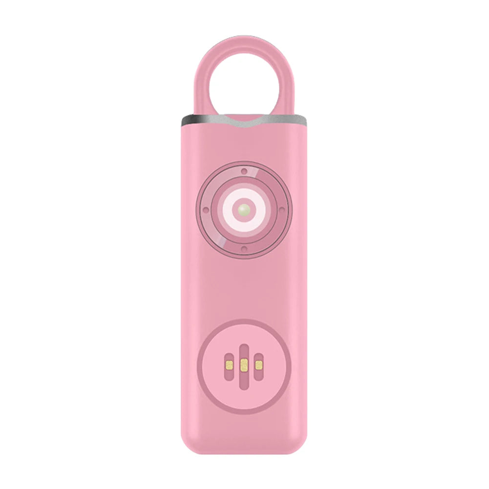 Self Defense Alarm 130dB Loud Carrying Scream Loud Panic Alarm Rechargeable Self Defense Electronic Device for Girl Child Women