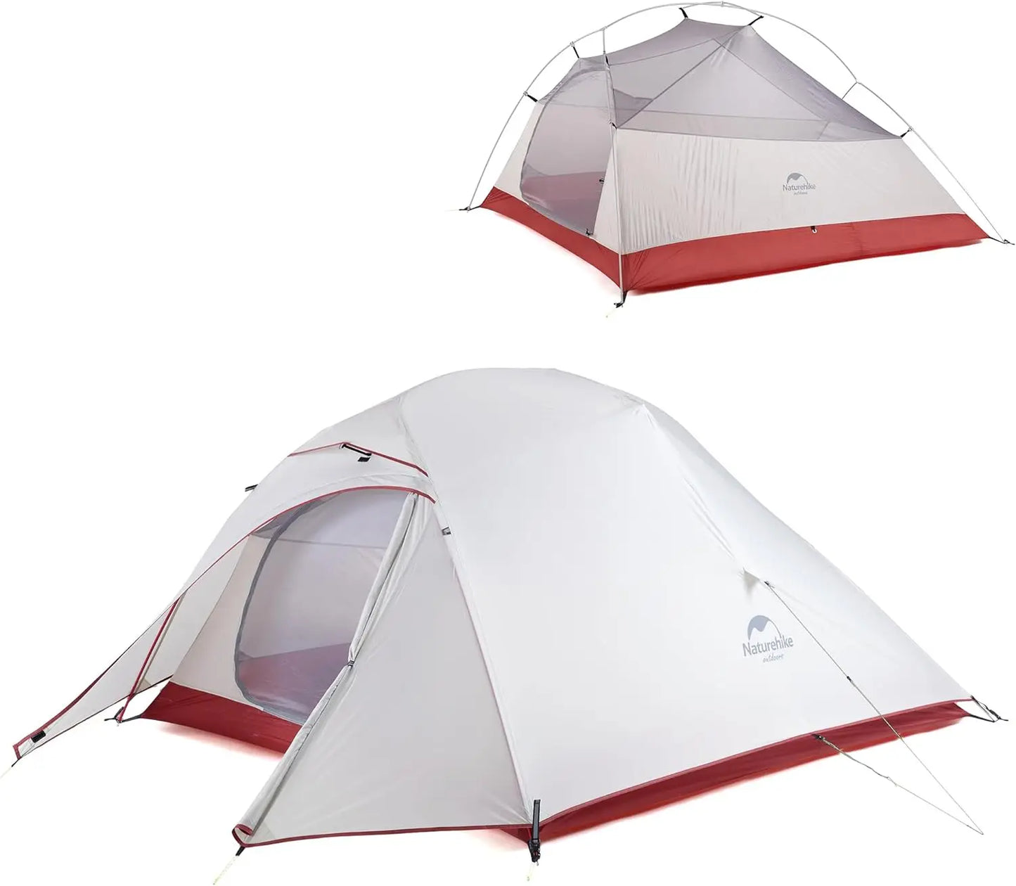 Cloud-Up 3 Person Tent Lightweight Backpacking Tent with Footprint - 3 Season Free Standing Dome Camping