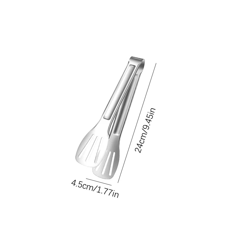 BBQ Food Tongs Barbecue Clips Stainless Steel Kitchen Accessories Cooking Outdoor Grilling Non-Stick Steak Clamp Baking Tool