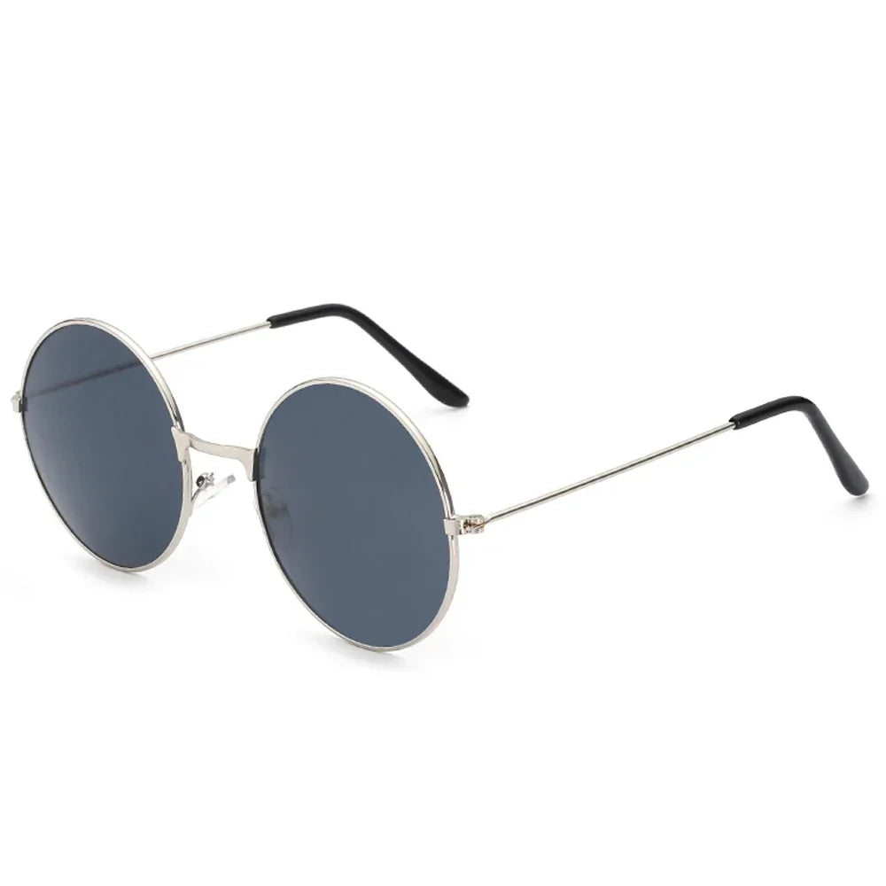 Women's Sunglasses Mens Round Ladies Fashion Mirror Glasses for Women Men Vintage UV400 Protection Sun Retro Eyewear EE06