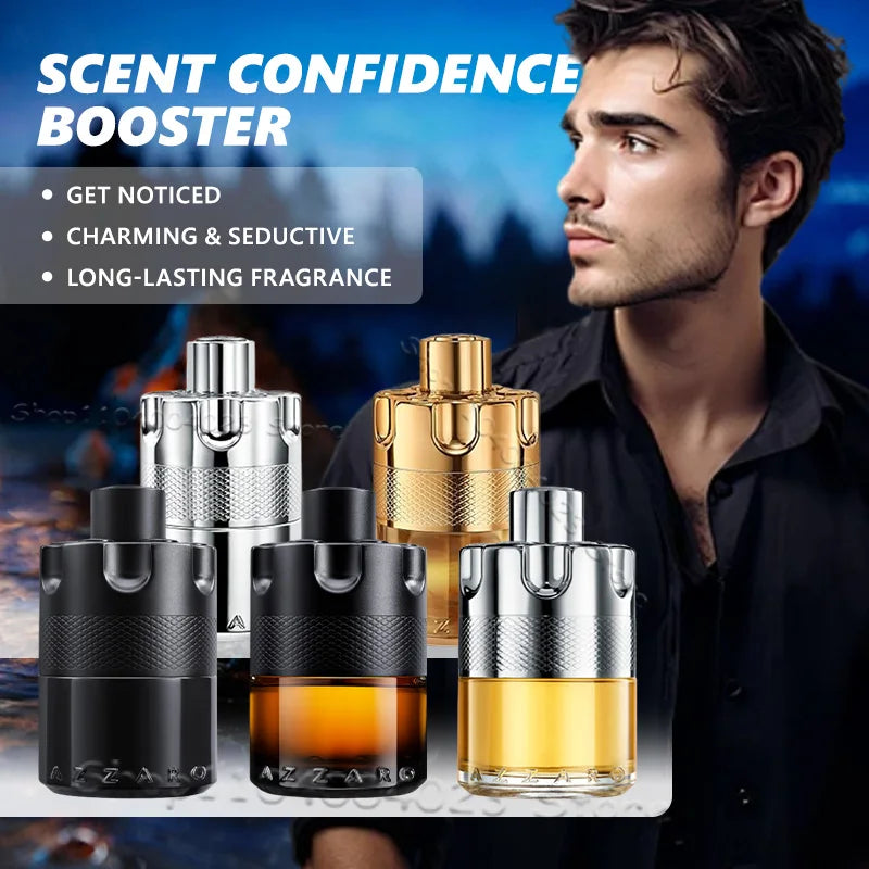 100ML Azzaro Luxury Perfumes For Men The Most Wanted Parfum Intense Mens Cologne French Mens Pheromones Perfume Attract Women