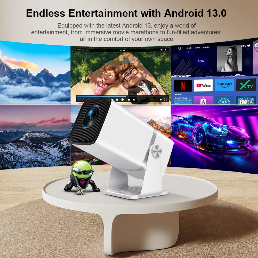 ThundeaL HD Mini Projector TD90 PK TD80W 1080P WiFi Android TD80 Projector Home Theater Cinema 3D Phone Video Movie Proyector