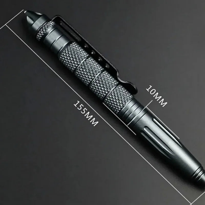 Multi-Functional Alloy Military Tactical Pen School Student Office Ballpoint  Wilderness Survival EDC Tool Glass Breaker Pen