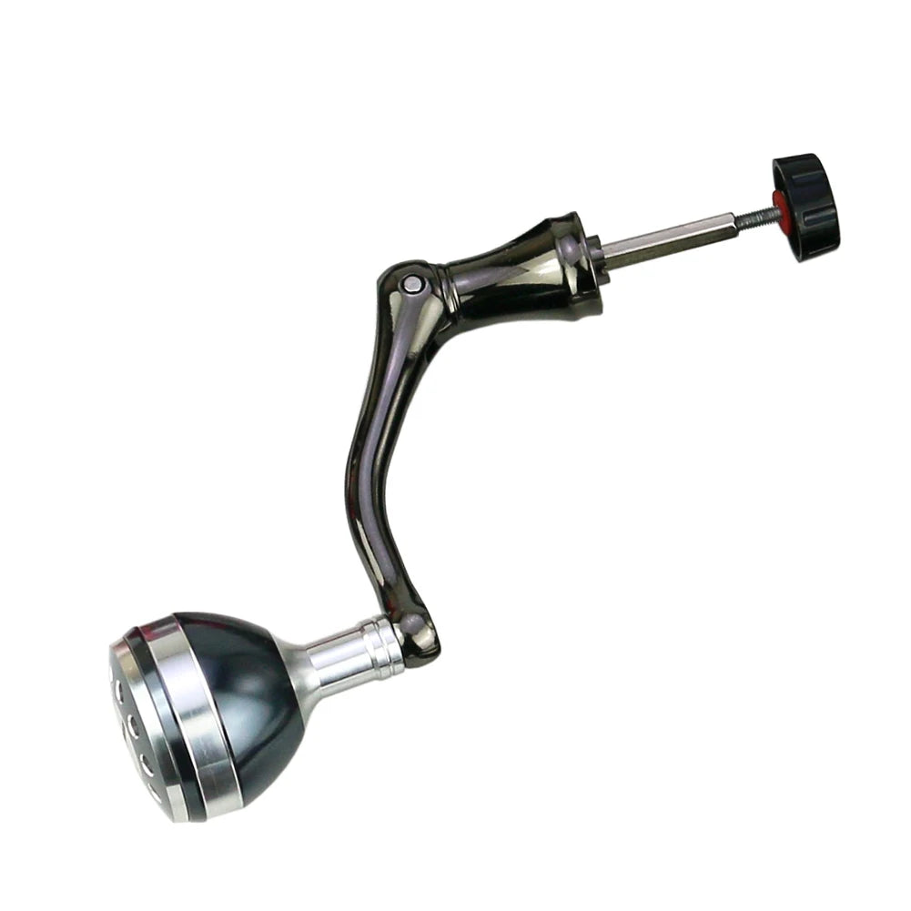 Fishing Reel Replacement Power Handle Full Metal Rocker Arm Crank Spinning Reel Handle Grip For Spinning Fishing Reel Accessory