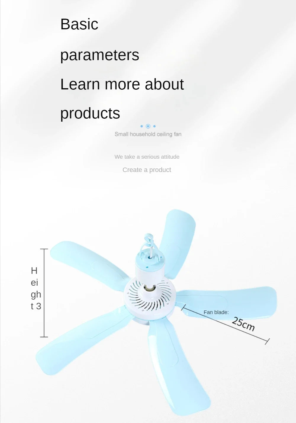 Ceiling Fan Quiet Electric with Remote Control Large Wind Switch Breeze Ideal for Dormitory Students Bed Mosquito Net Household