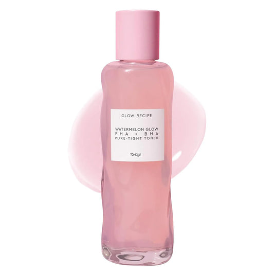 Glow Recipe PHA + BHA Face Toner - Korean Skin Care Pore Minimizer & Gentle Facial Exfoliator for Tightening, Hydrating 150ml