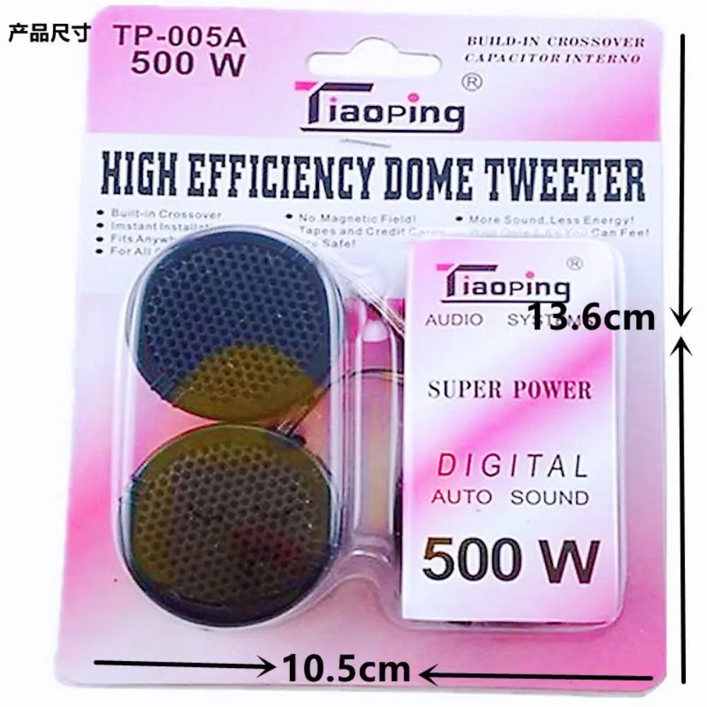 Car Audio Speaker For Car Audio Loud Audio Car Tweeters Mini Dome Tweeter Dome Speaker Sound Treble Loudspeakers