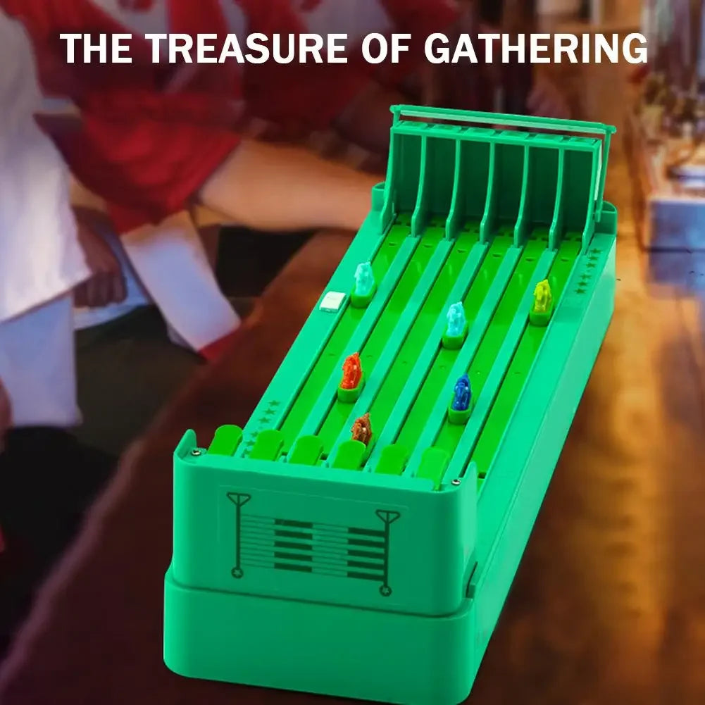 Racing Board Game - Electric Interactive Tabletop Sports Game, Fun Party Activity for Kids & Adults, Perfect Gift for Gatherings