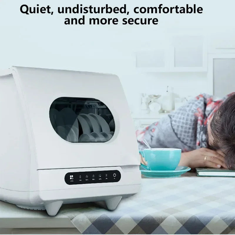 New Dishwasher Compact/Portable Dish Washer Desktop Drying And Disinfection One-piece Fully Automatic Dishwasher-free