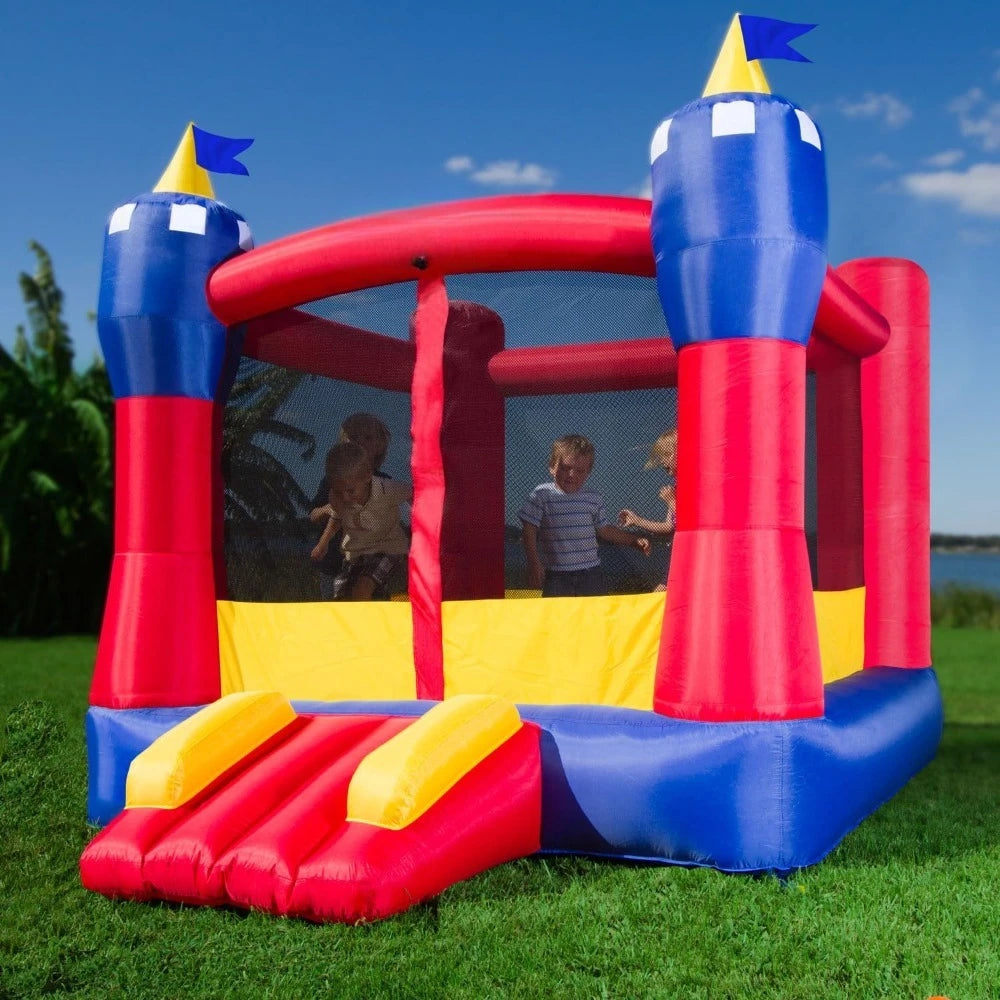 Inflatable Bounce House with Blower - Premium Quality - Indoor/Outdoor  Portable  Sets Up in Seconds