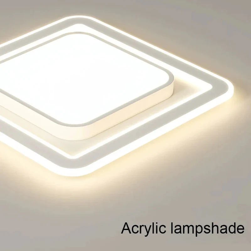 Modern LED Ceiling Lamp Creative Living Room Ceiling Lights with Remote Control Bedroom Study Dining Home Decor Lighting Fixture