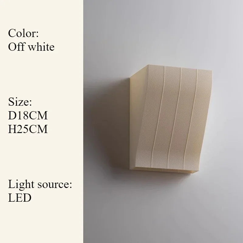 Nordic Simplicity Fabric Line Wall Lamp Exhibition Hall Lighting for Bedroom Living Room Light Corridor Home Decoration
