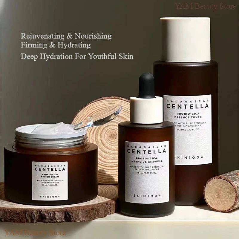 Korean Centella Probio-Cica Intensive Ampoule Toner Serum Eye Cream and Firming Moisturiser Cream Skincare Original Products Set
