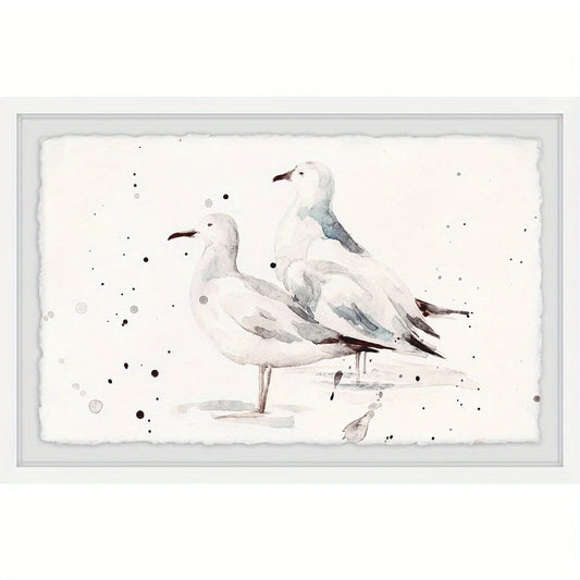 "Best of Friends" Framed Wall Art (8"x12") - Friendship-Themed Design, Sturdy Frame, Warm Tones, Ideal for Bedrooms/Living Rooms