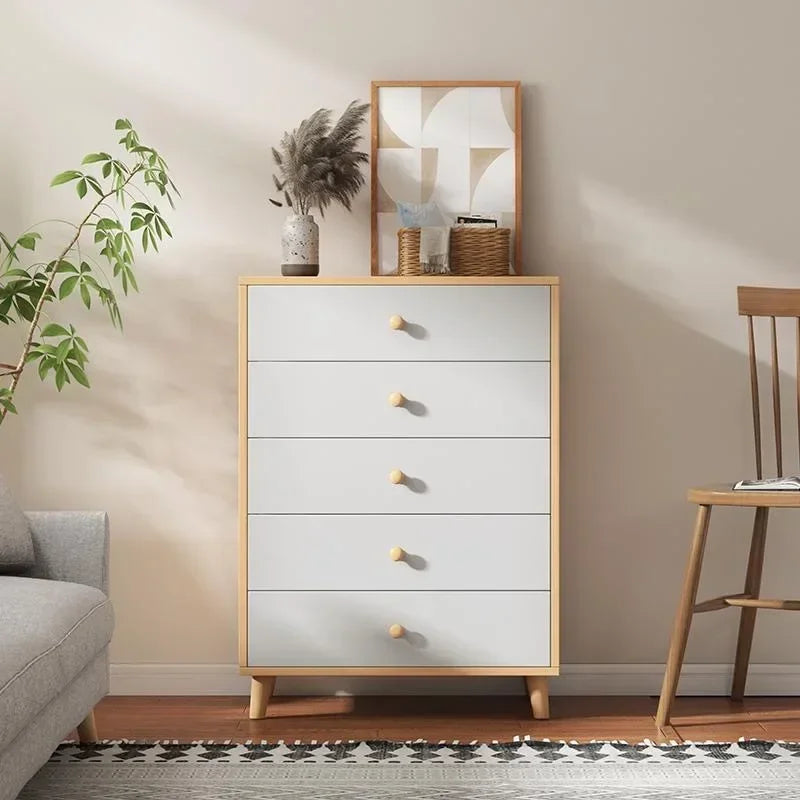 Modern Chest Cabinet Living Room Storage Locker with Drawers Sideboard Buffet Cabinet for Living and Dining Room Indoor Entryway