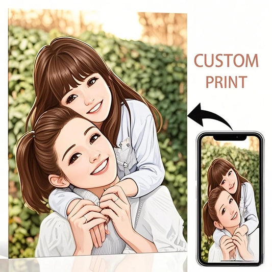 Custom Canvas Painting Poster Unframed HD Print Customized Your Picture Personalized Wall Art Poster Photos for Living Room Gift