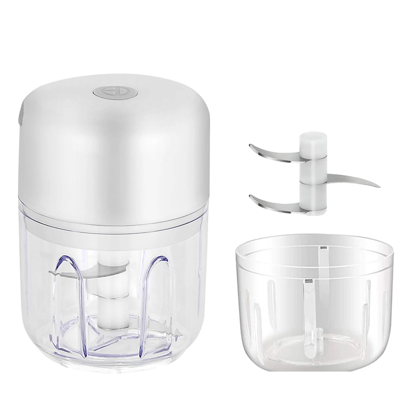 250ml Electric Garlic Chopper, Mini Portable Veggie Chopper, Garlic Grinder Masher Onion Chopper, Food Processor