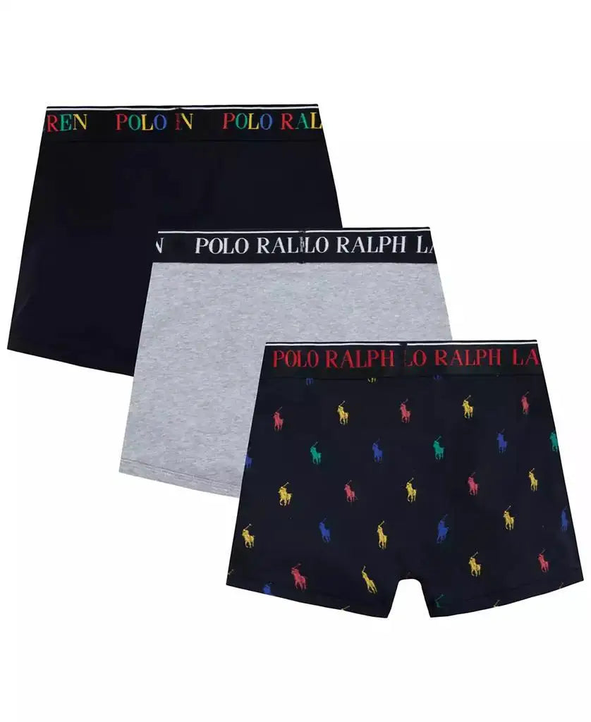 Polo Ralph Lauren | Big Boys Cotton Stretch Boxer Briefs 3-Pack