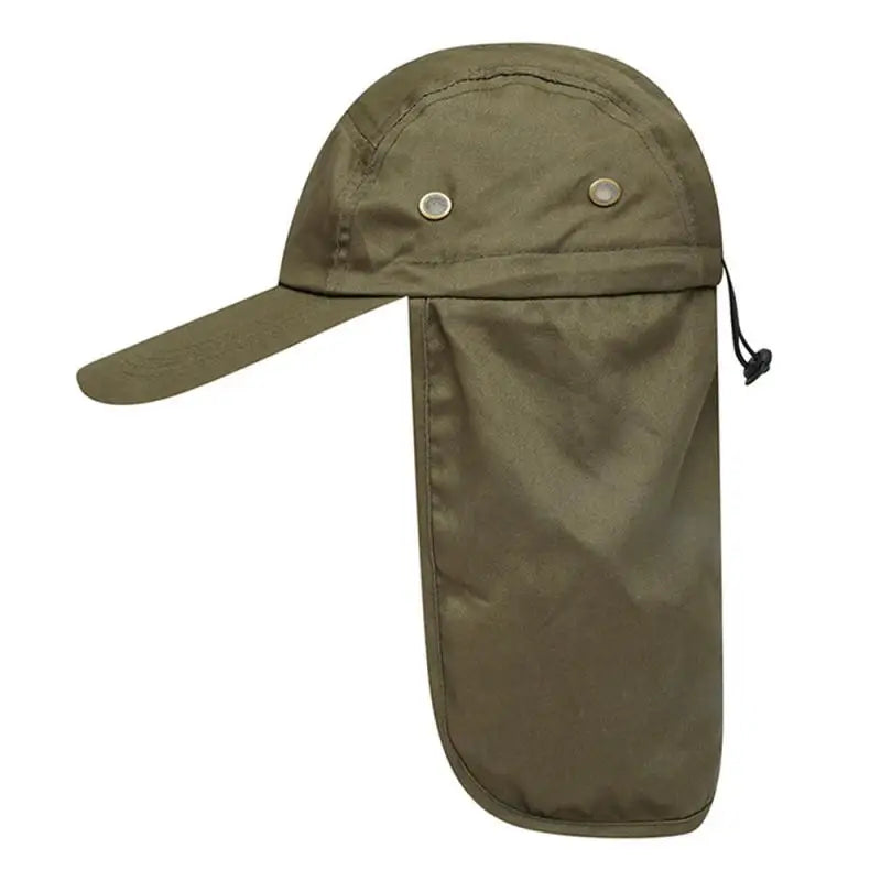 Outdoor Summer Sunscreen Fisherman Hats Women Men Breathable Fishing Caps Wide Brim Sun Hat With Neck Flap For Travel Hiking