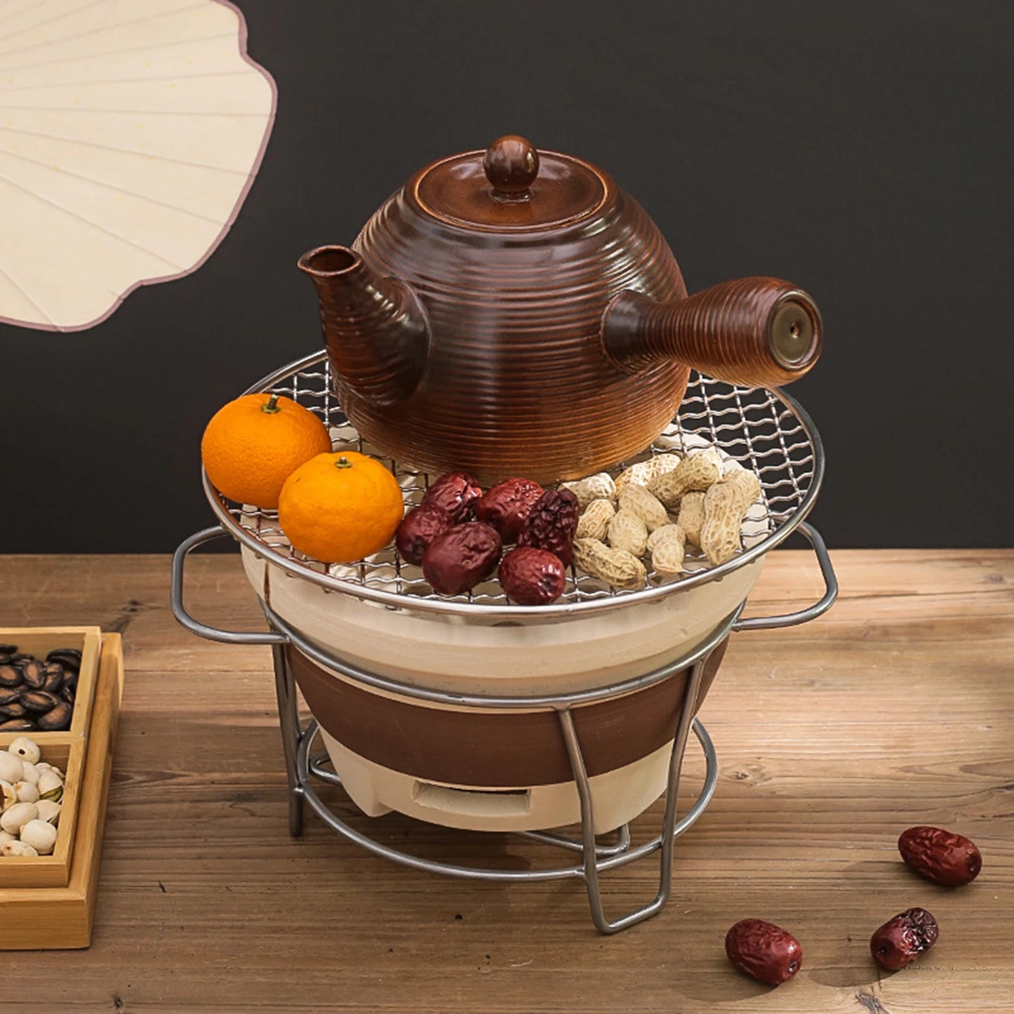 Multifunctional Charcoal Fire Tea Stove Fire Heating Charcoal Burning Tea Stove Pot Tea Maker Charcoal Stove For Outdoor Kitchen