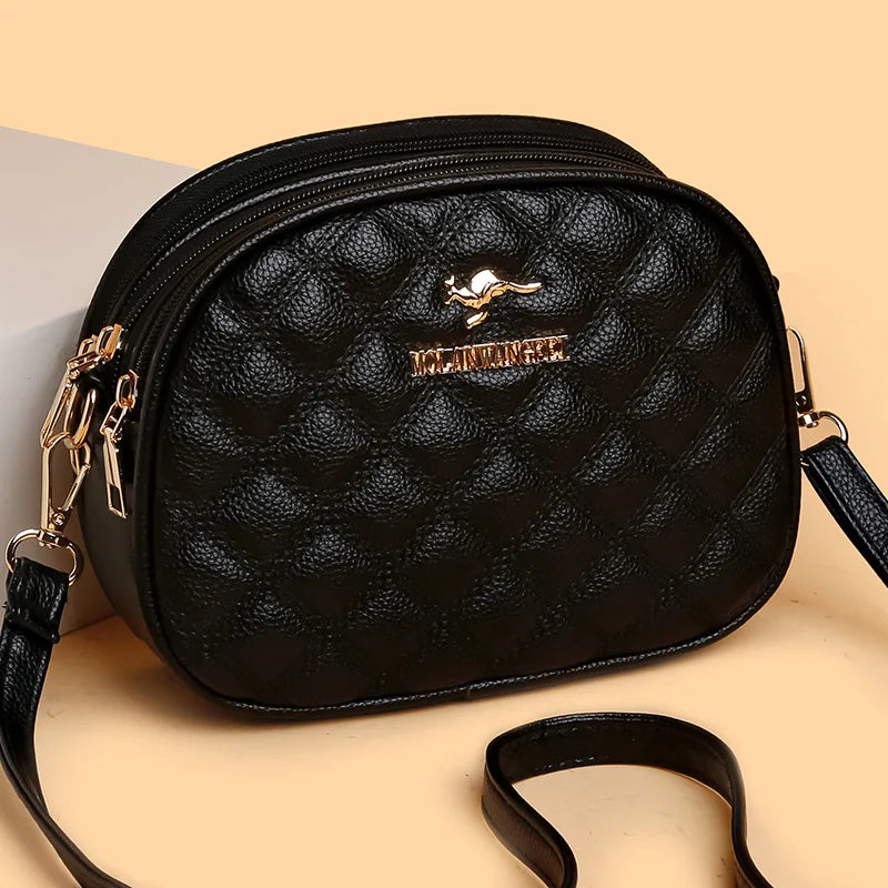 Underarm Bag Women's 2025 Summer New Style High-end Retro Shoulder Bag Versatile Temperament, Round Cake Trendy Crossbody Bag