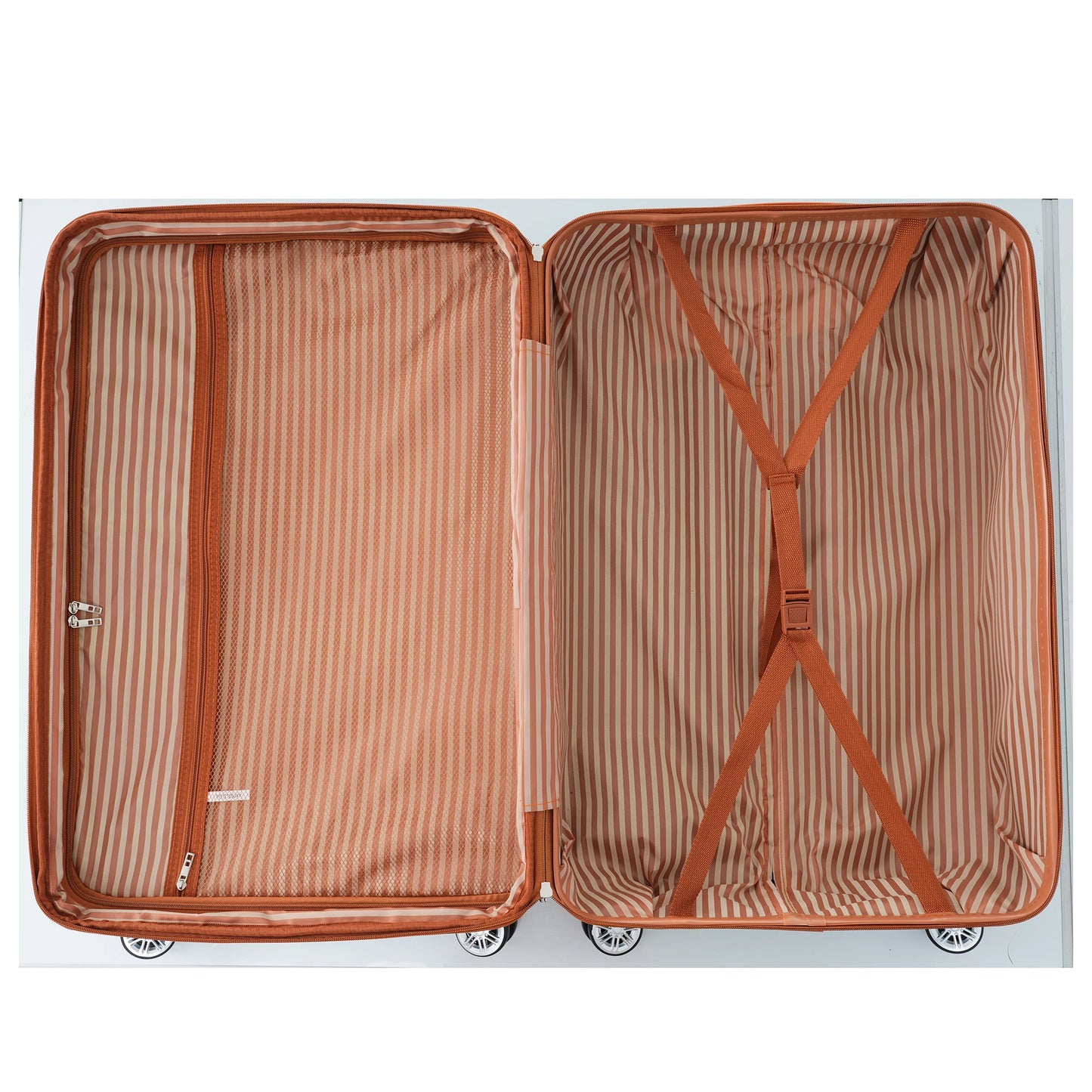 20'' 24'' 28'' 3 Pcs Luggage Travel Suitcase with 8 Spinner Wheels TSA Lock Collision-Protection Angle Travel Rolling Luggages