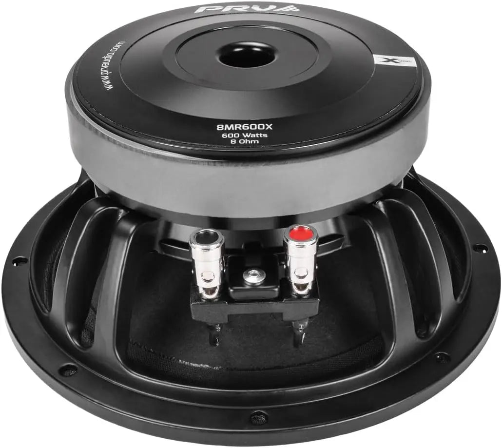 8 Inch Midrange Speaker 8MR600X, 600 Watts, 8 Ohm, 2 in Dual Layer Voice Coil, Pro Audio Speaker (Single)