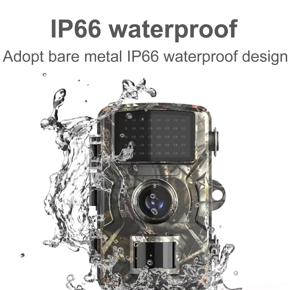 Hunting Trail Camera16MP 1080P 940nm Infrared Motion Activated Trigger Cam Night Vision Outdoor Wildlife Scouting Photo Traps