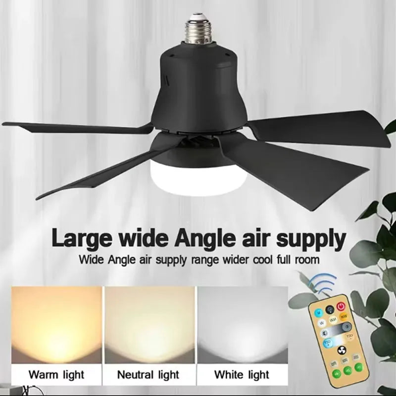 ceiling fan with lights 2in1 remote control adjustable modern smart fan suitable for bedroom kitchen garage detachable washable
