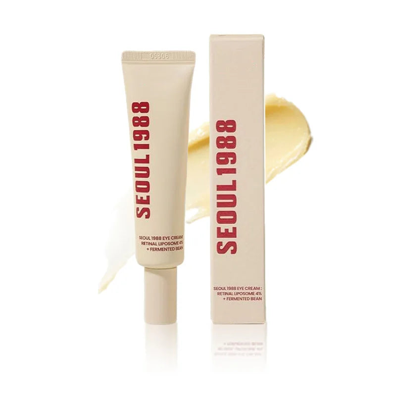 Korean SEOUL 1988 Vita C Retinol Set Face Ginseng Essence,Eye Cream and Snail Rice Cream Lifting Moisturizer Skincare 3pcs Sets