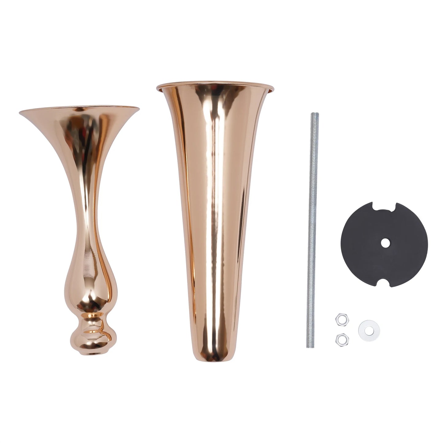 6pcs 22.2" Height Flared Design Vases, Desktop-Mounted High Foot Design Versatile Vase