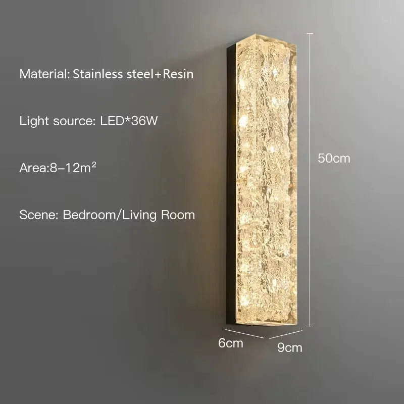 Modern Luxury Gold Led Wall Lamp For Living Room Bedroom Aisle Bathroom Bedside Bathroom Indoor Design Decorative Light Fixtures