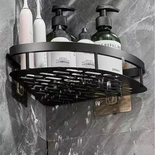 Bathroom Shelf Makeup Storage Organizer Aluminum Alloy Shampoo Rack Shower Shelf Bathroom Accessories No Drill Wall Shelf