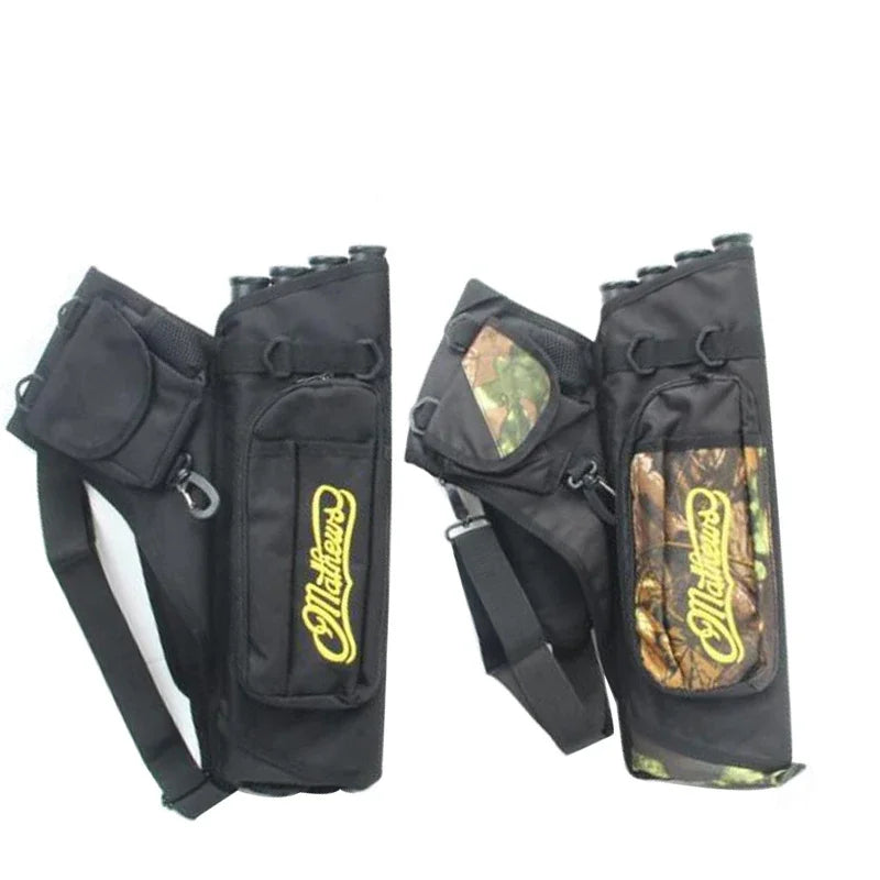 hunting Arrow bag 4 Tubes Arrow Quiver for Archery Hunting Arrows Holder Bag with Adjustable Strap hunting accessories