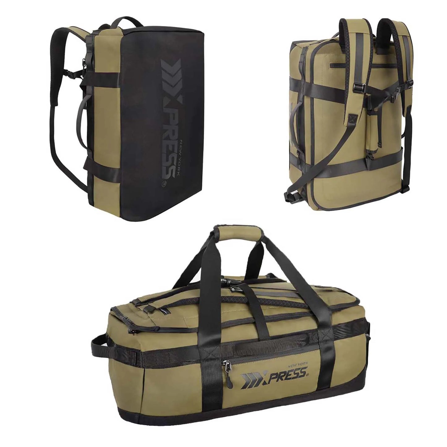 2in1 Travel Backpack Duffle Convertible Duffel Bag with Backpack Straps 40L Large Capacity Luggage Backpack Trip Sport Training
