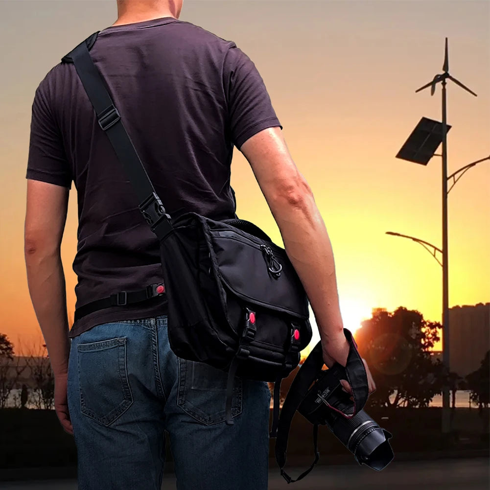 Large Capacity Waterproof Messenger Bag for Men Ideal for Motorcycles Shoulder Bag for Cycling and Outdoor Activities