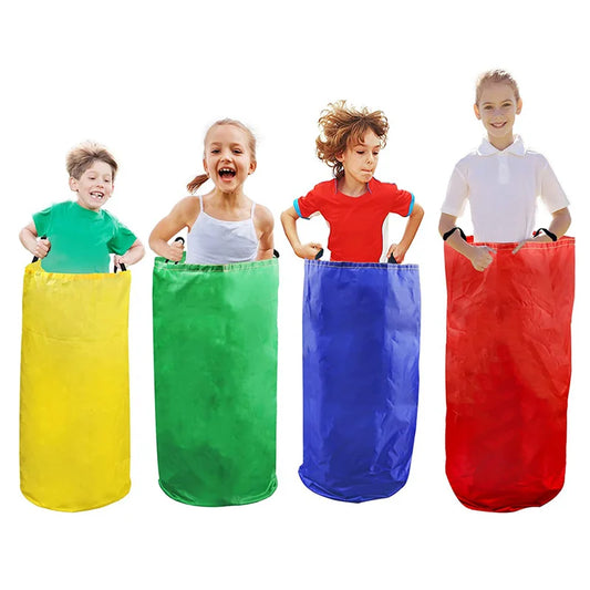 Fun Outdoor Sports Props Kangaroo Jumping Bag Sack Race Party Games Parent-child Interactive Sense Training Kids Educational Toy
