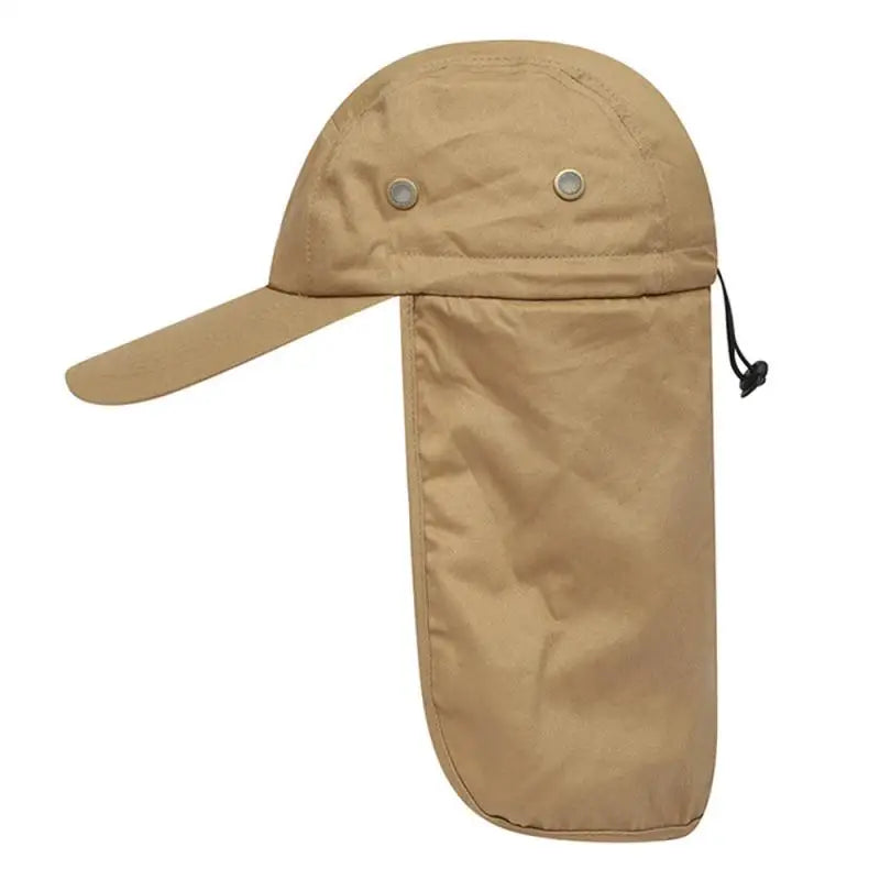 Outdoor Summer Sunscreen Fisherman Hats Women Men Breathable Fishing Caps Wide Brim Sun Hat With Neck Flap For Travel Hiking