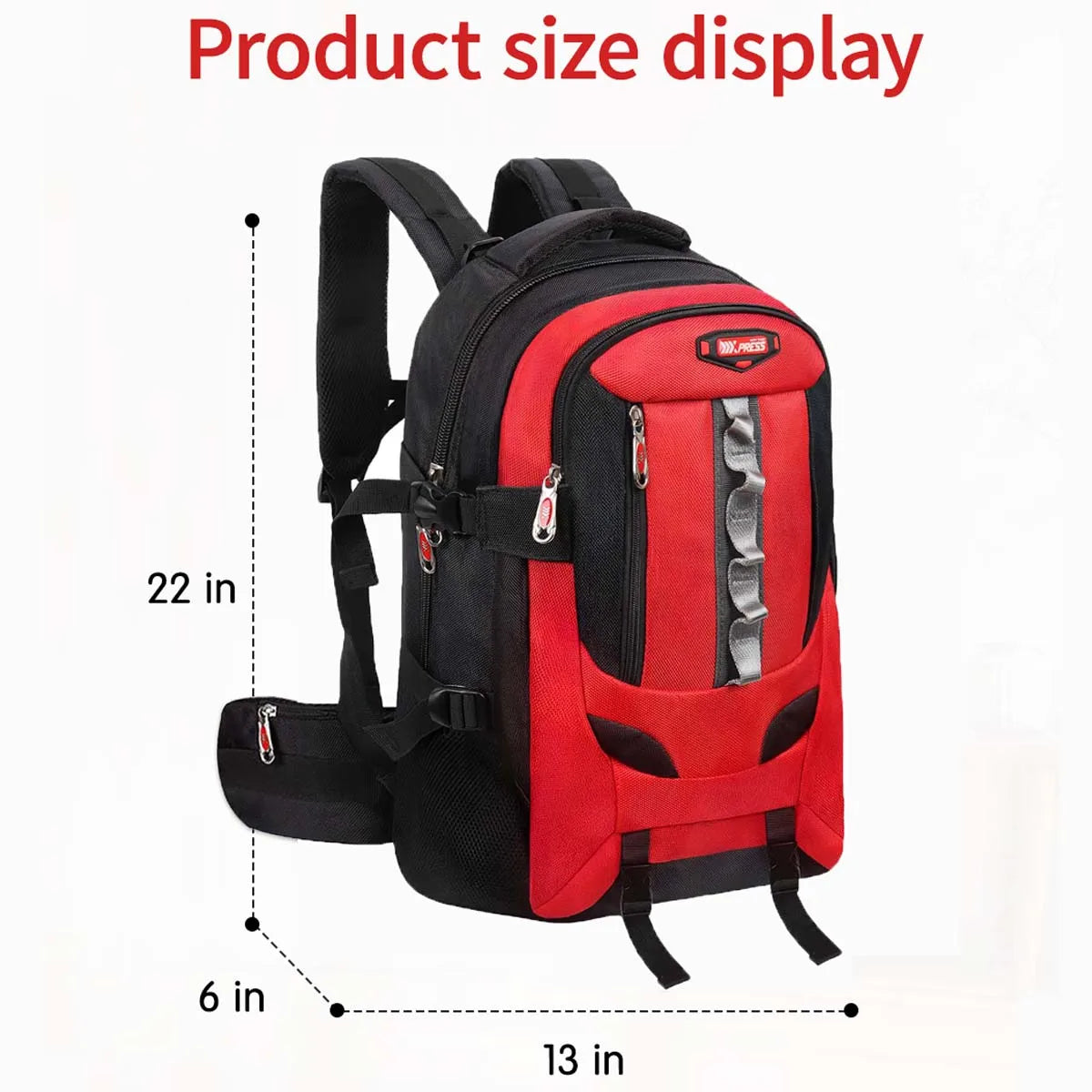 Male Travel Backpack Multifunction Large Capacity Backpack Water - resistant  Outdoor Hiking Camping Backpack Work School Bag